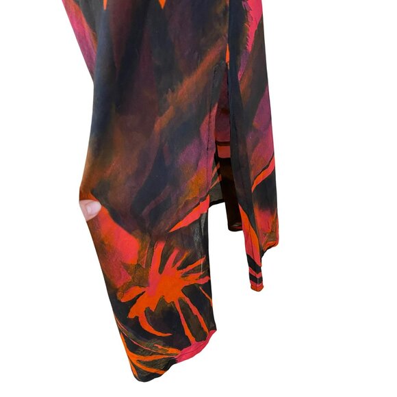 Louisa Ballou Tropical Print Maxi Dress 100% Cotton Size Medium Retail $1215 - Picture 11 of 14